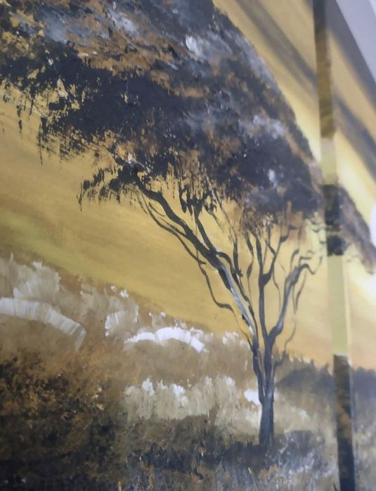 Obraz na płótnie farby olejne