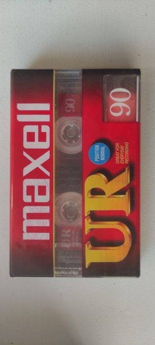 Conjunto de sete k7 maxell virgens 90 minutos