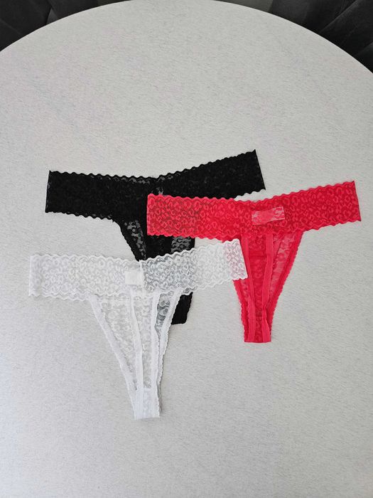 Majtki koronkowe L