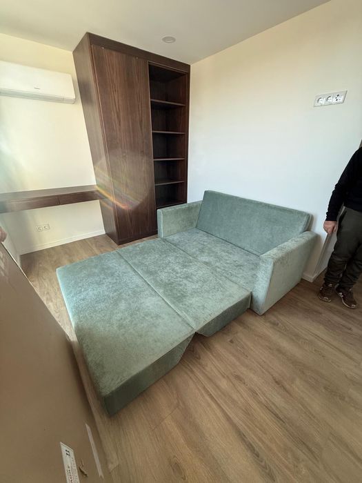 Sofá Cambalhota NOVO Azul 1,7m com Impermeabilização