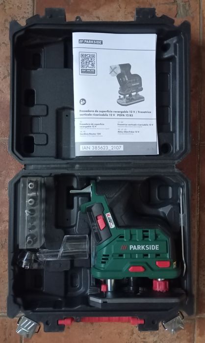 Fresadora a bateria Parkside 12V