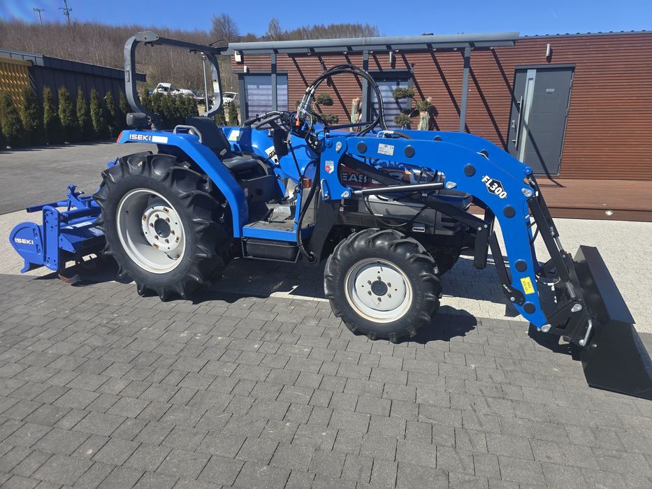 REZERWACJA !PROMOCJA! Mini ciągnik iseki 33KM,ładowacz czołowy, japoński, 4x4,traktor glebogryzarka