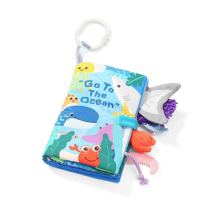 BabyOno Książeczka sensoryczna GO TO THE OCEAN