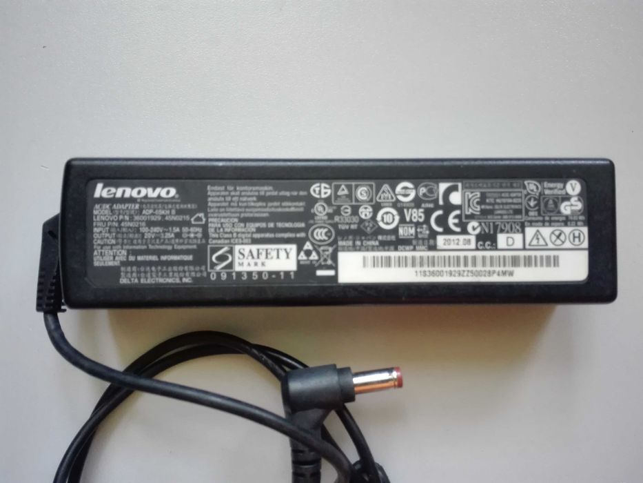 Блок живлення  Lenovo 20V 3.25 A