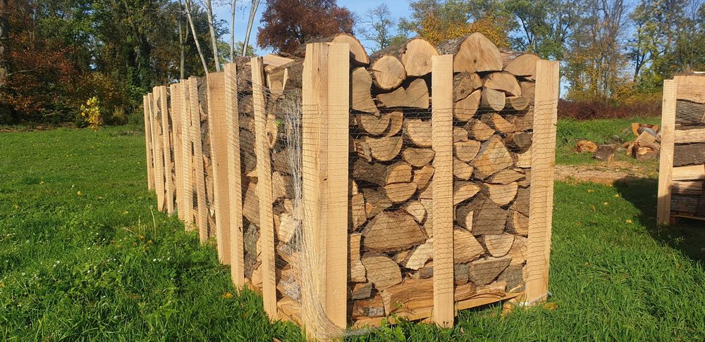 Wyprzedaż - dąb, jesion sezonowany, łupany - drewno kominkowe.