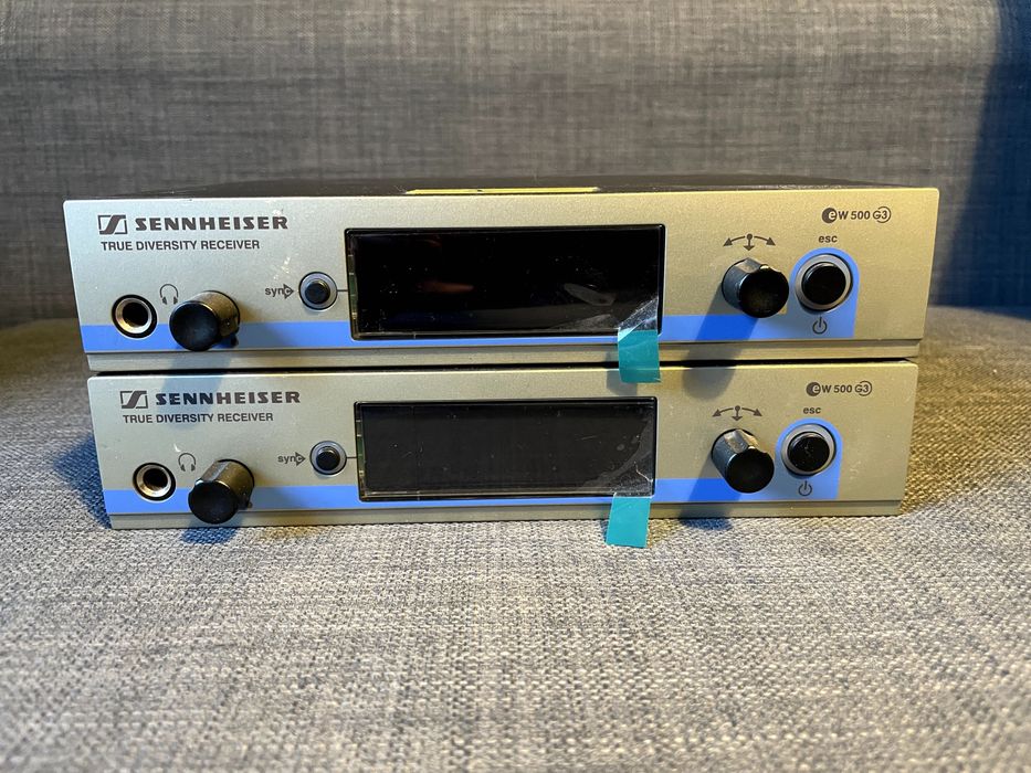 Sennheiser G3 Ew 500/ G3 EK 100 odbiorniki do instrumentów/mikrofonów krawatowych 606-648 MHz