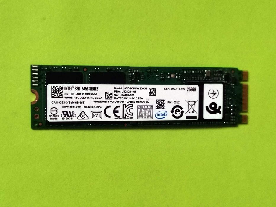 SSD M2 256GB iNTeL 545s