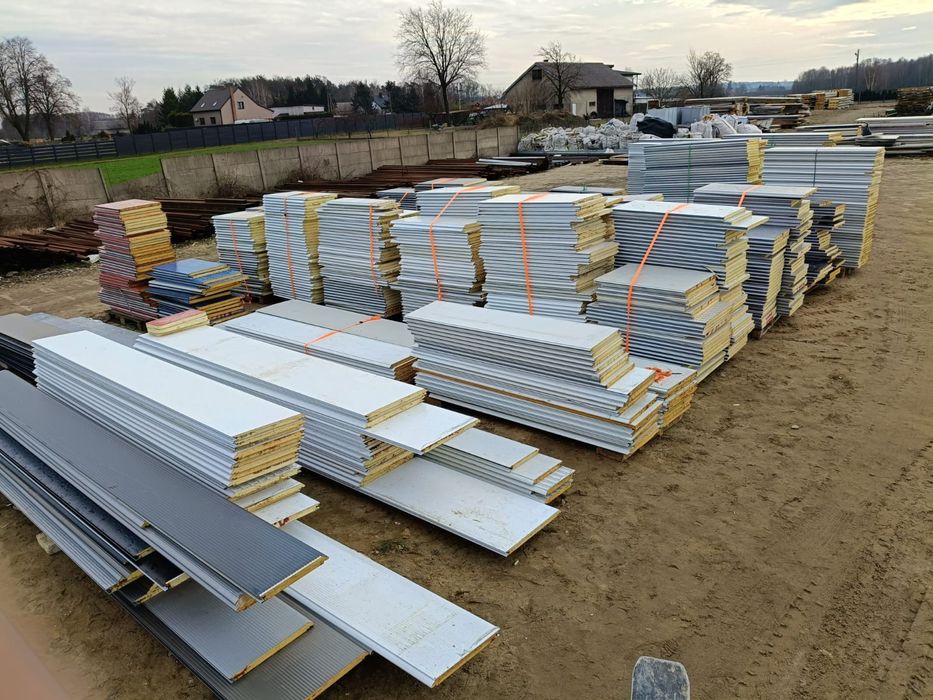 Płyta warstwowa 40mm, panel bramowy