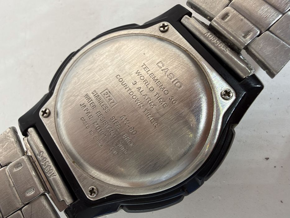 Casio AW-80 moduł 2747 Telememo 30 analog-digital sprawny
