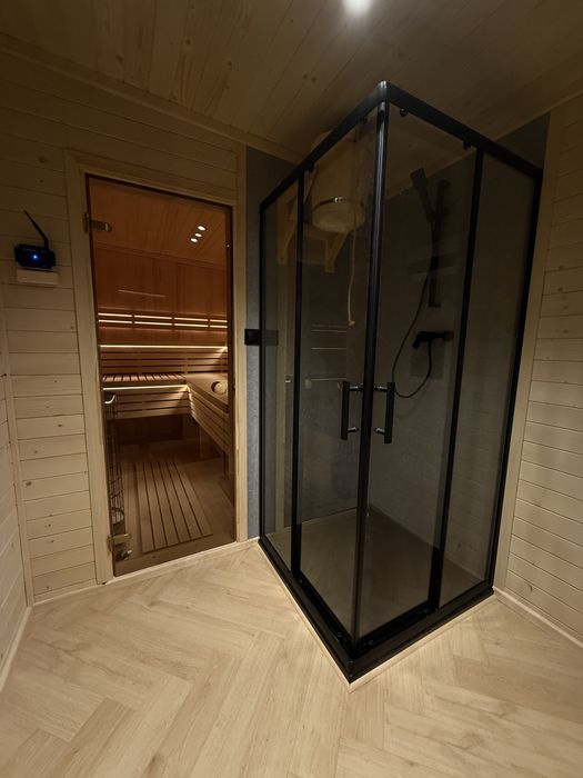Sauna Balia Ogrodowa Domowe Spa Jacuzzi Domek Letniskowy Inwestycja
