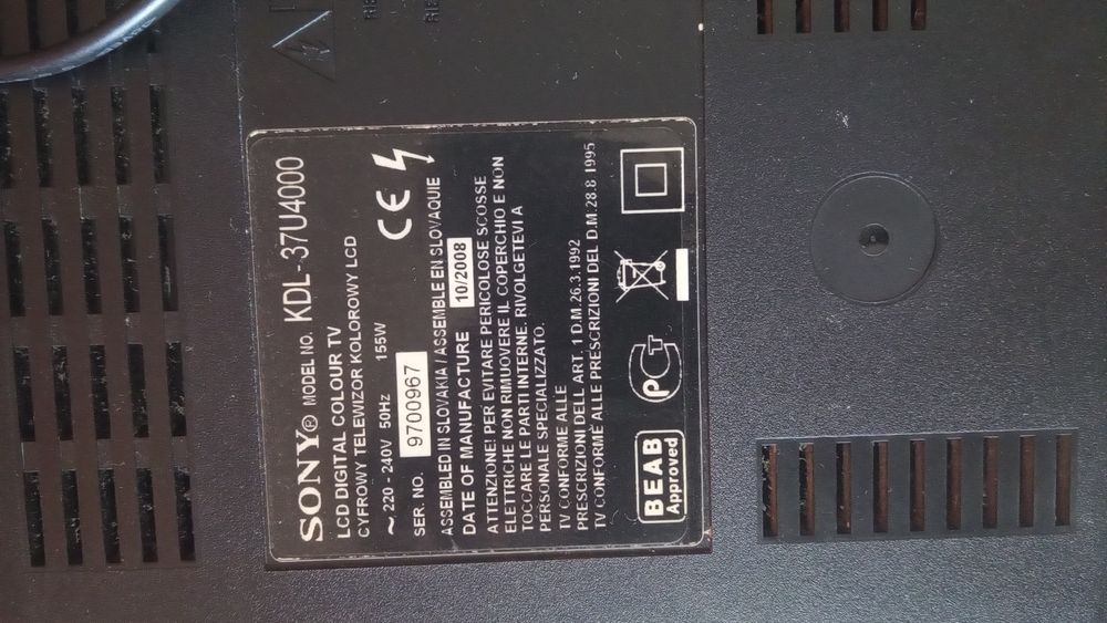 Telewizor Sony Brawia 37cali