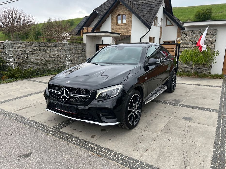 Mercedes-Benz GLC 43 AMG I rej. 2019, Europa, serwis ASO, kamera 360, szyberdach, navi!