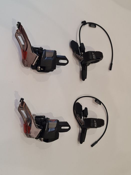 Shimano XTR Di2 manetka i przednia przerzutka