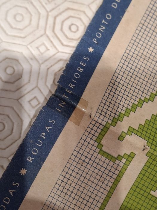 Sporting revista antiga bordados