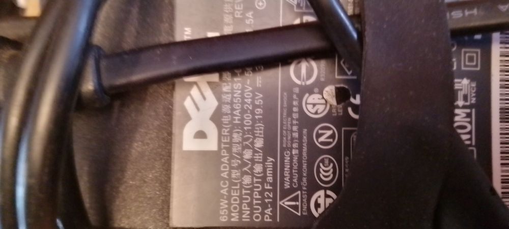 Зарядка до ноутбука делл 7.4*5мм