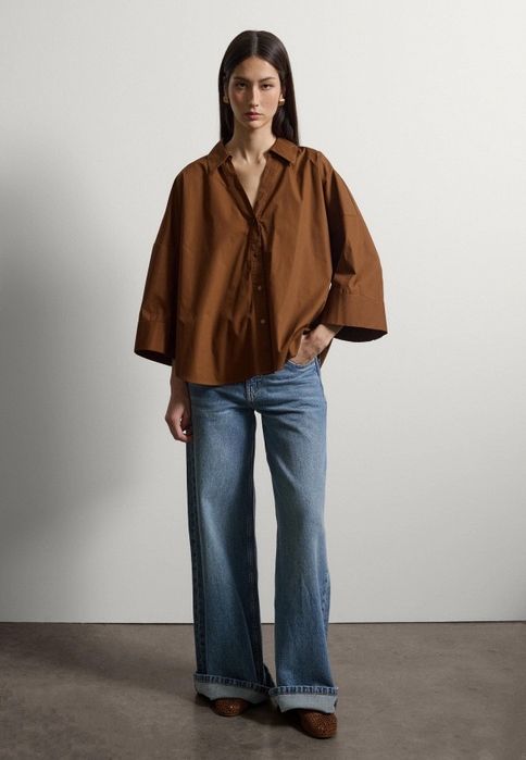 Сорочка Zara оверсайз М