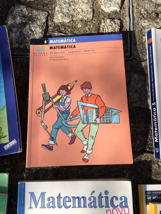 Livros de Matemática do 5º e 6º ano (2º Ciclo) - vários autores/editor