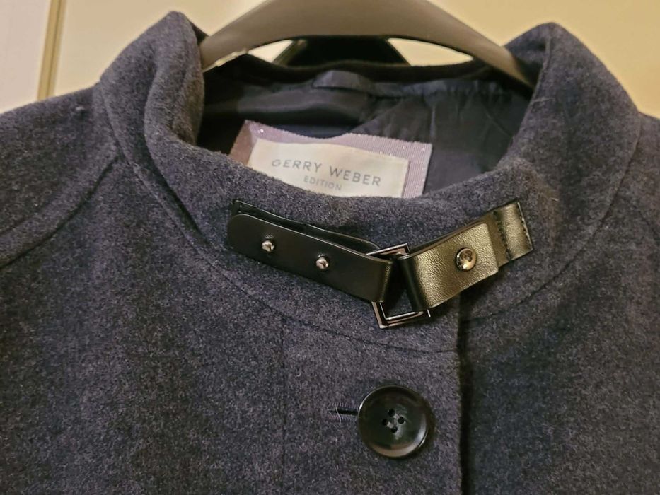 Gerry Weber nowy płaszcz wełna + kaszmir 46