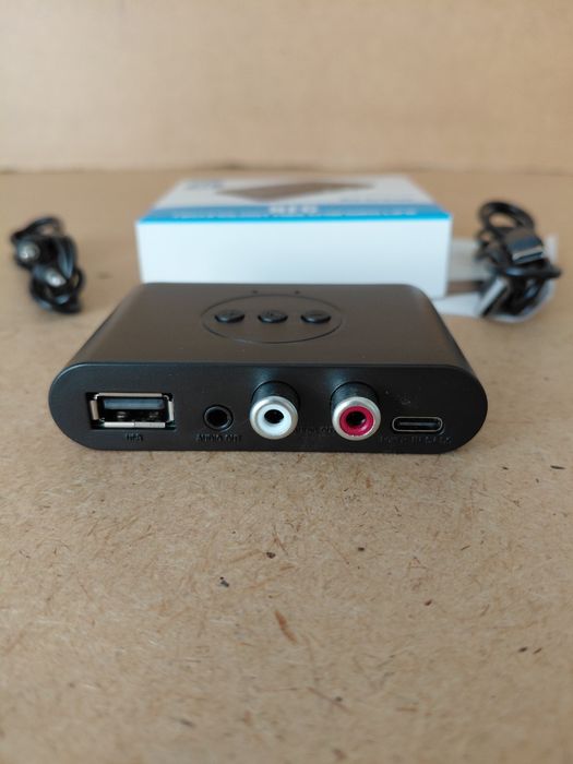 Аудіо приймач Bluetooth 5.4 з NFC U&P B21 Black  НОВИЙ