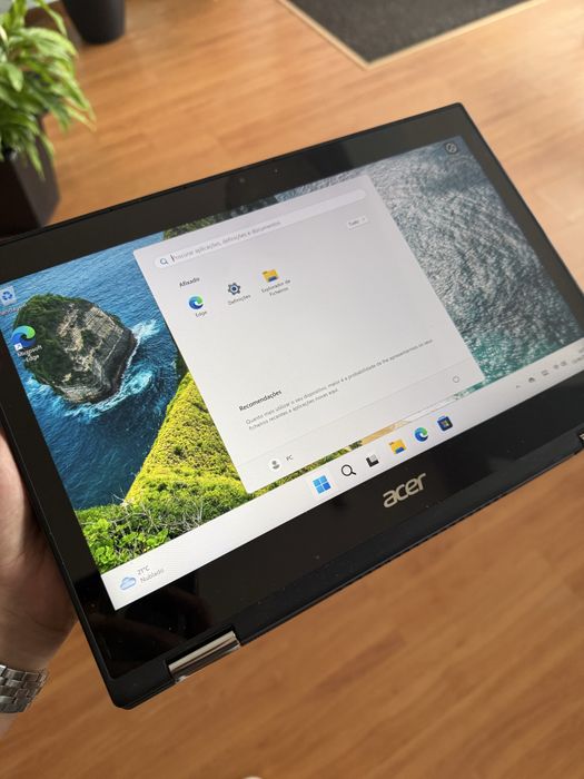 Acer Spin 5 SP513-53N – Conversível 2 em 1 - Bateria nova