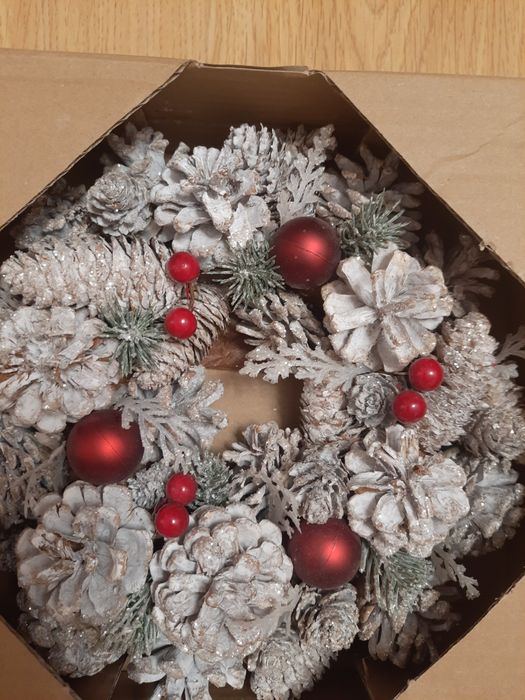 Ozdobą świąteczna wianek