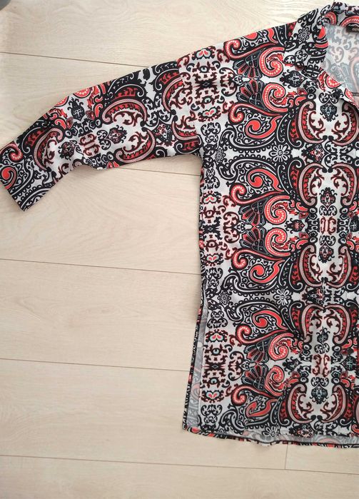 Długa koszula etniczna boho 50%wiskoza 2XL