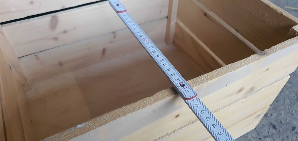 skrzynka drewniana ozdobna 50x40x30