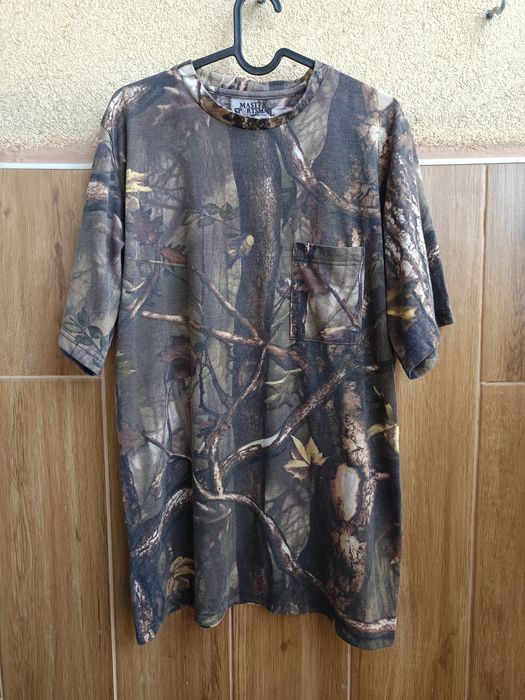 Koszulka T-shirt Realtree Pocket Tee size M Camo Moro SWAG Drip Rap