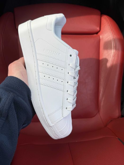 (ОПЛАТА ПІСЛЯ ОГЛЯДУ)Adidas Superstar Classic All White Адідас