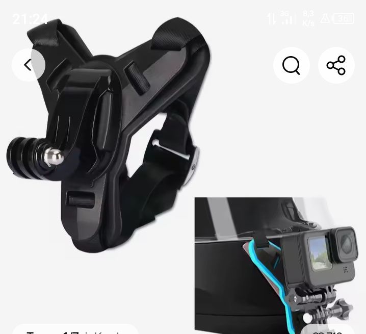 Крепление на мото шлем / крепление на мото Шолом  камер GoPro Sony.
