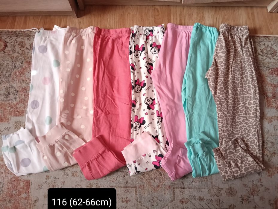 K19 Spodnie od piżamy r.116 H&M,Marcinkowski