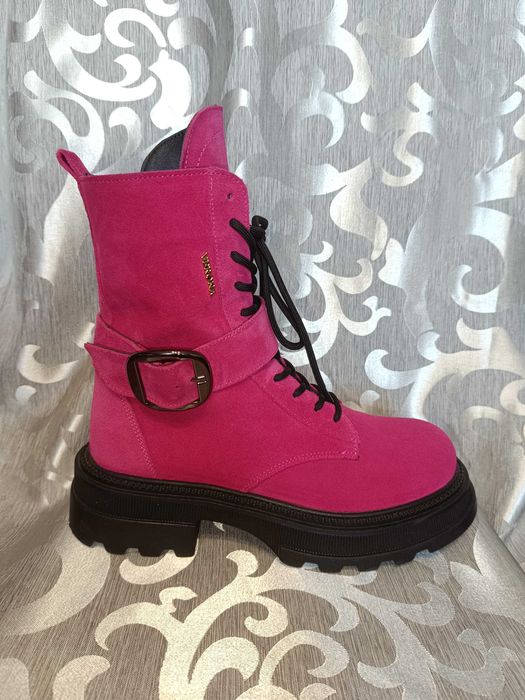 Ботинки чоботи з натуральної замші