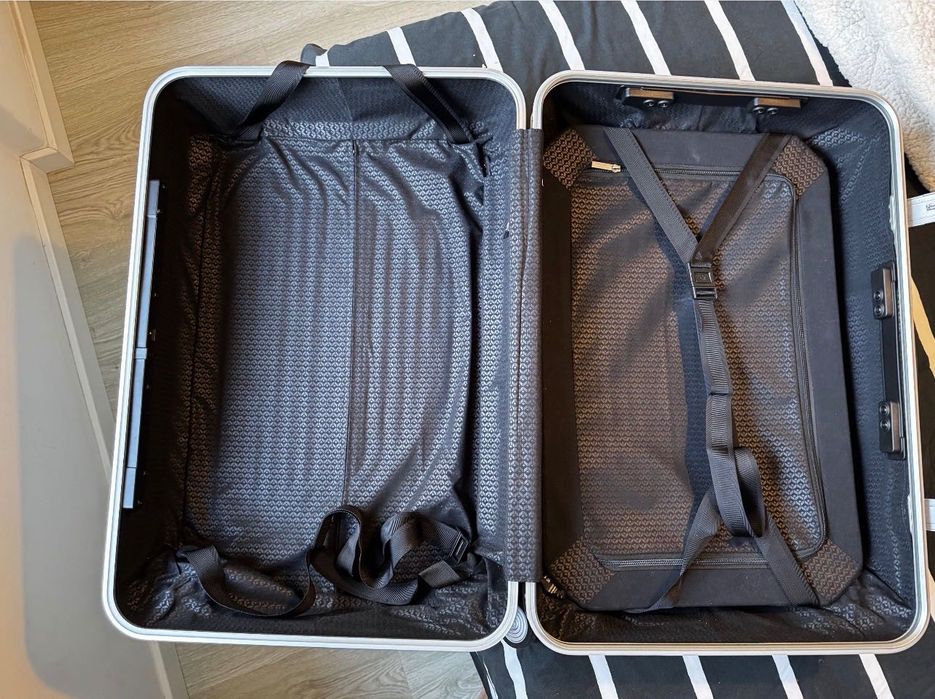 Mala Samsonite Lite-Box Alu 69cm – Alumínio | Como Nova