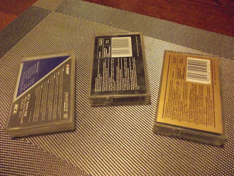 7 x kaseta magnetofonowa , maxell, BASF, 90 min, idealne - top