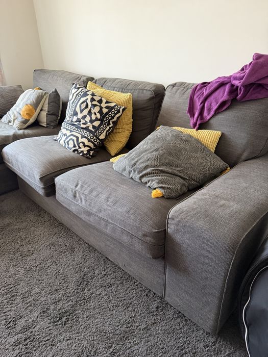Sofá 3 pessoas com chaise longue