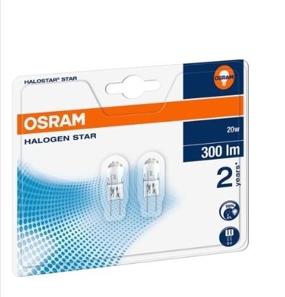 Żarówka halogenowa G4 2 szt. 20 W 300 lm Osram