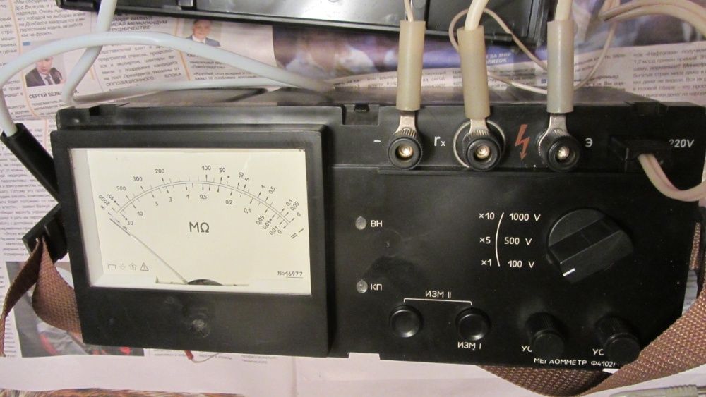 Мегаомметр Ф4102/1-1М