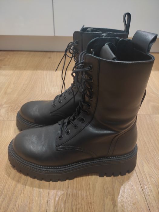 Oficerki skórzane marki Gino Rossi, damskie