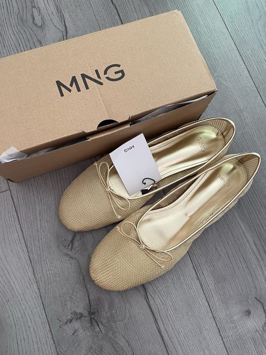 Женские балетки Mango 37 размер