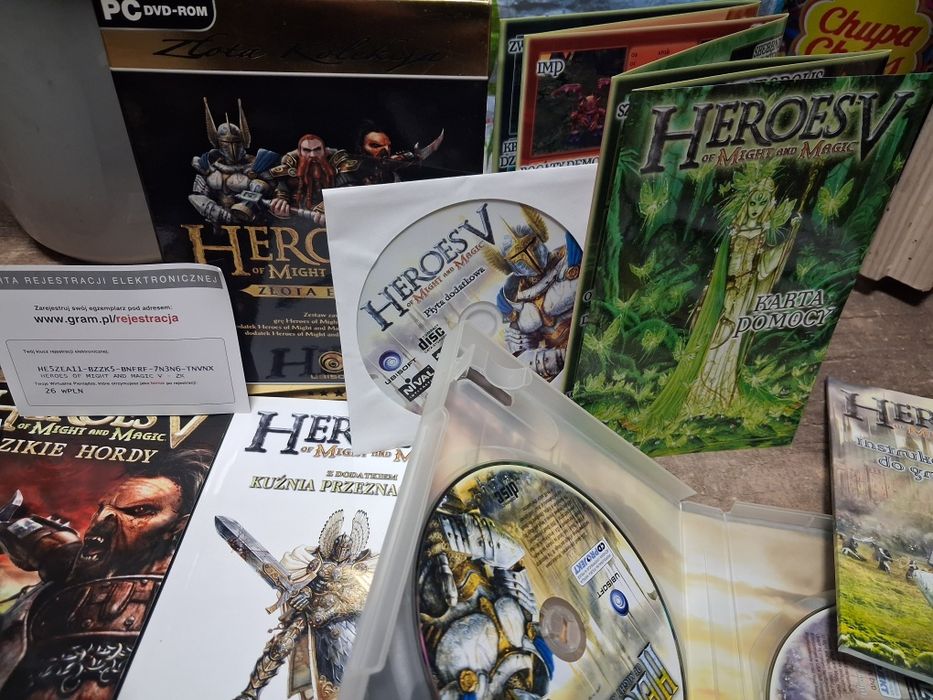 Heroes 5 złota kolekcja PL komplet gry pc gra komputerowa