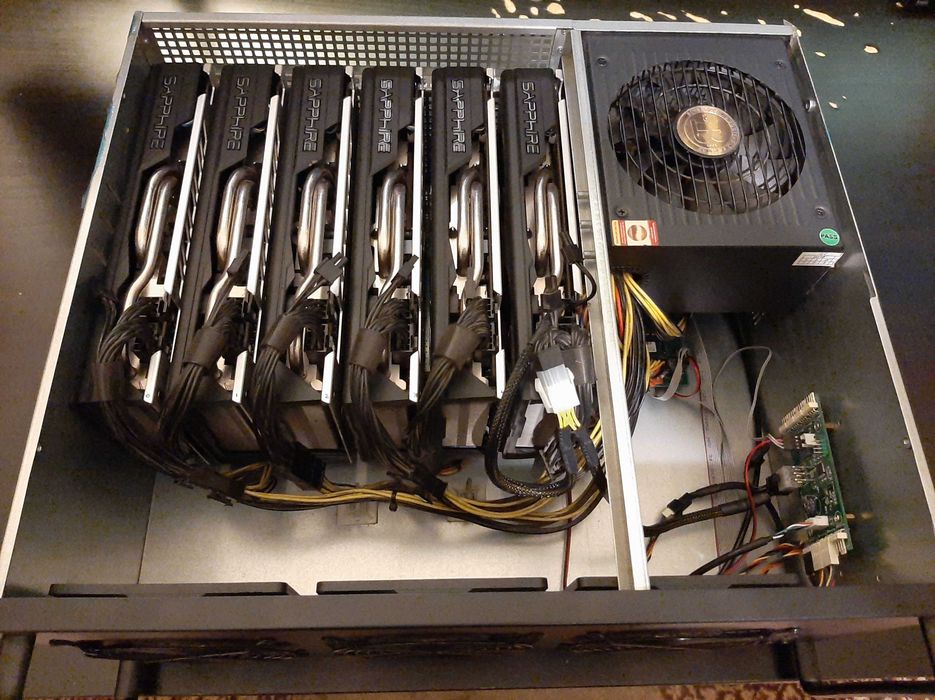 Koparka Kryptowalut Radeon Sapphire RX 580 Nitro+ 8Gb x6 [+ Bonus!]