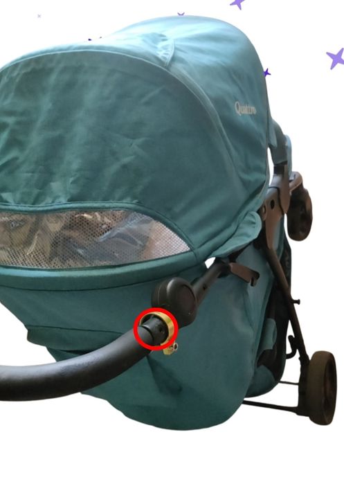 Коляска прогулочная серая carello