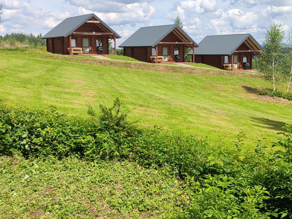 Domki drewniane na wynajem, Stara Wieś koło Limanowej, Beskid Wyspowy, góry, las