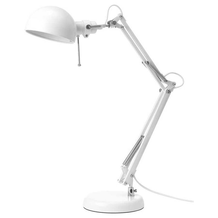Lampa biurkowa Forsa Ikea biała