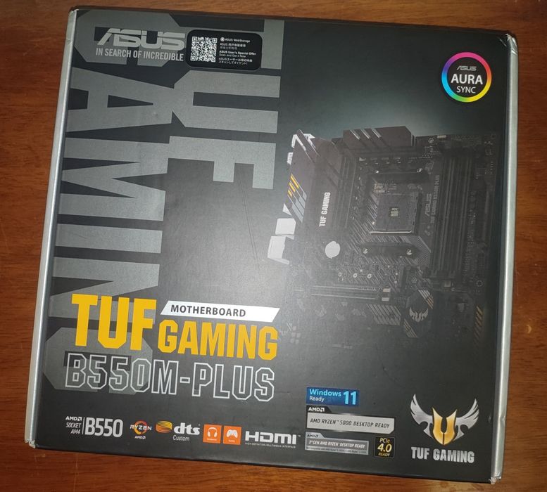 Материнська плата ASUS TUF GAMING B550M-PLUS.(Ідеал)