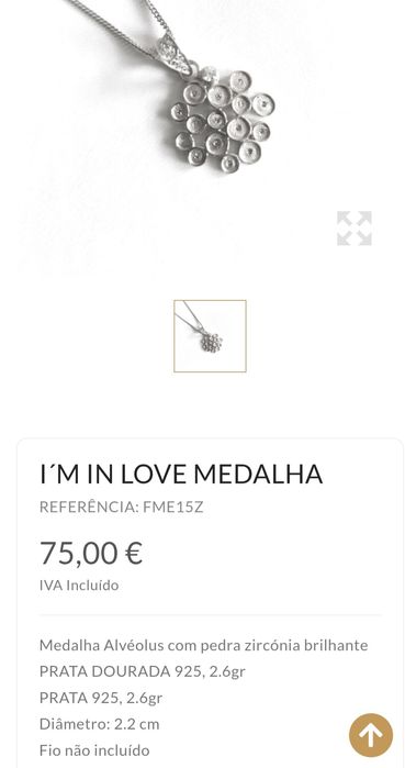 Medalha I'm in Love (Nova)