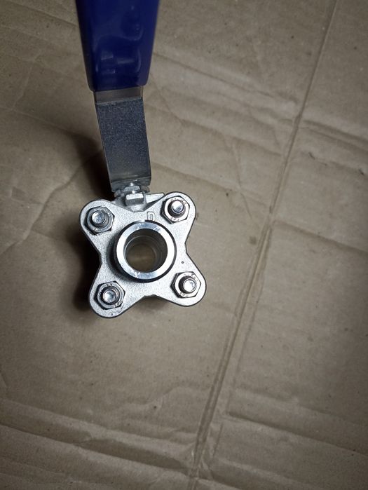 Кран шаровый нержавеющий трехсоставной приварной DN 15