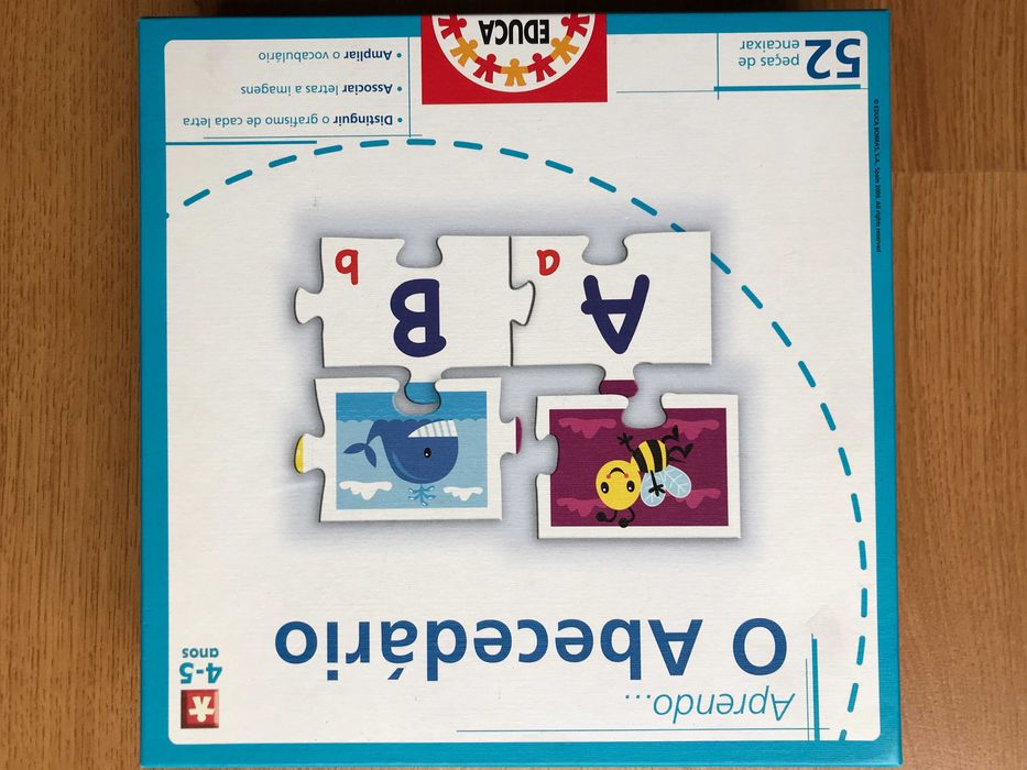 Puzzle Aprendo o Abecedário Educa - Novo - Nunca aberto