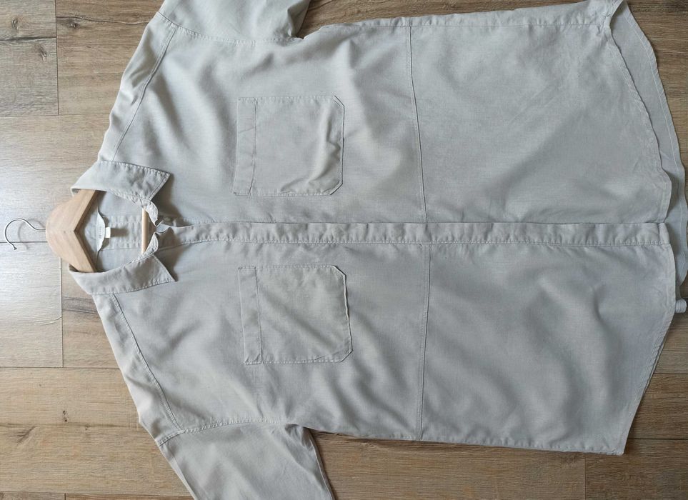 Męska lniana koszula, H&M, rozmiar M
