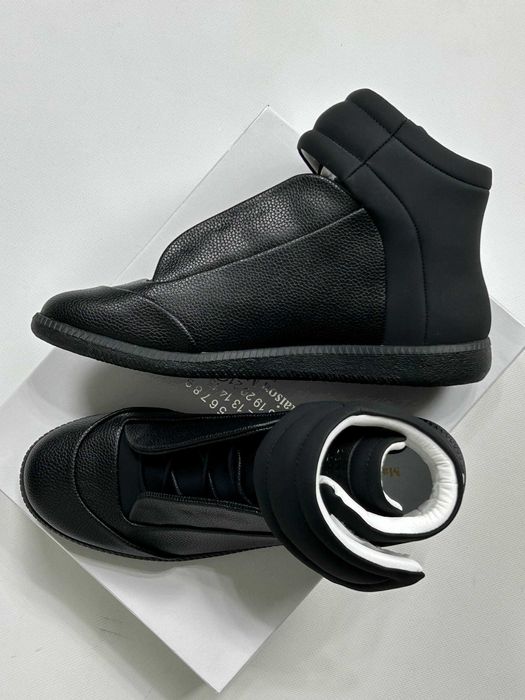 MAISON MARGIELA FUTURE BLACK HIGH кеди чорні кросівки кеды черные
